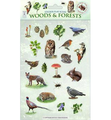 Cover for Caz Buckingham · Woods &amp; Forests - Sticker Play Scenes (Loose-leaf) (2014)