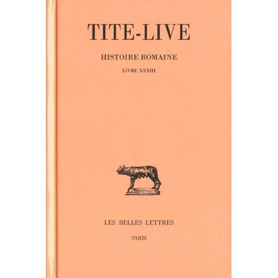 Cover for Tite-live · Histoire Romaine (Collection Des Universites De France Serie Latine) (French Edition) (Paperback Book) [French edition] (2001)