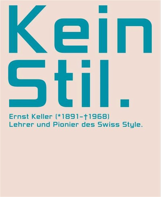 Cover for Vetter · Kein Stil. Ernst Keller (1891-19 (Book)