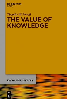 Cover for Powell · The Value of Knowledge (Bok) (2020)