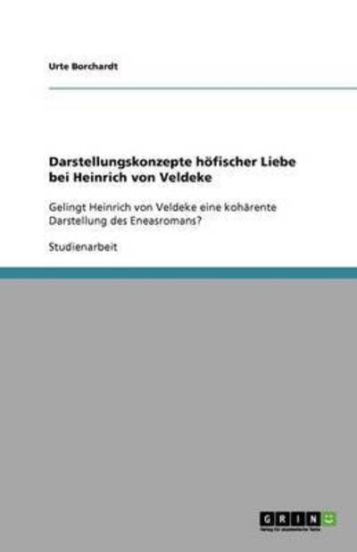 Cover for Borchardt · Darstellungskonzepte höfische (Book) (2010)