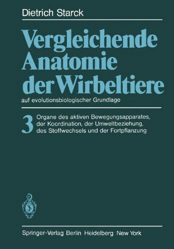 Cover for D Starck · Vergleichende Anatomie Der Wirbeltiere Auf Evolutionsbiologischer Grundlage: Band 3: Organe Des Aktiven Bewegungsapparates, Der Koordination, Der Umweltbeziehung, Des Stoffwechsels Und Der Fortpflanzung (Paperback Book) [Softcover Reprint of the Original 1st 1982 edition] (2011)