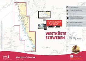 Cover for Delius Klasing Vlg GmbH · Sportbootkarten Satz 3: Westküste Schweden (Ausgabe 2022/2023) (Map) (2022)