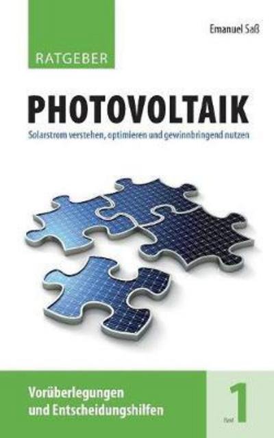 Cover for Saß · Ratgeber Photovoltaik, Band 1 (Buch) (2017)