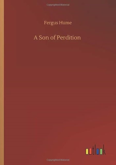 Cover for Fergus Hume · A Son of Perdition (Taschenbuch) (2020)