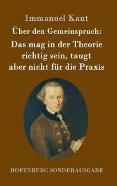 Cover for Kant · Über den Gemeinspruch: Das mag in (Bok) (2016)