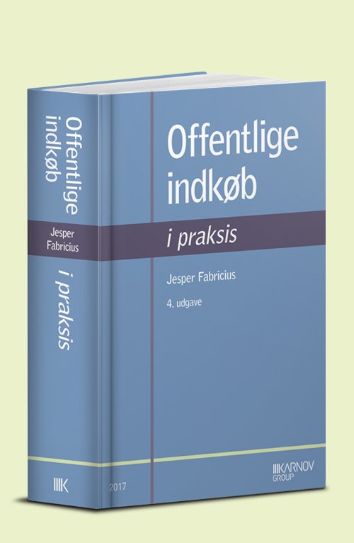Cover for Jesper Fabricius · Offentlige indkøb i praksis (Hardcover Book) [4th edição] (2017)