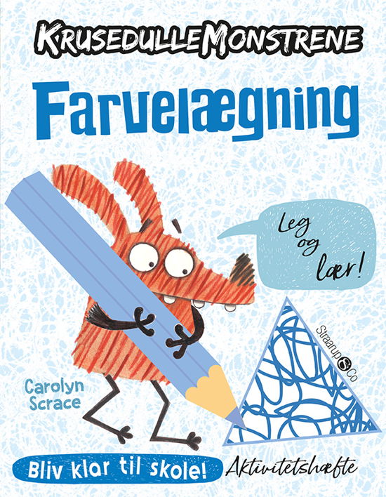 Cover for Carolyn Scrace · Krusedullemonstrene: Krusedullemonstrene - Farvelægning (Hardcover bog) [1. udgave] (2021)