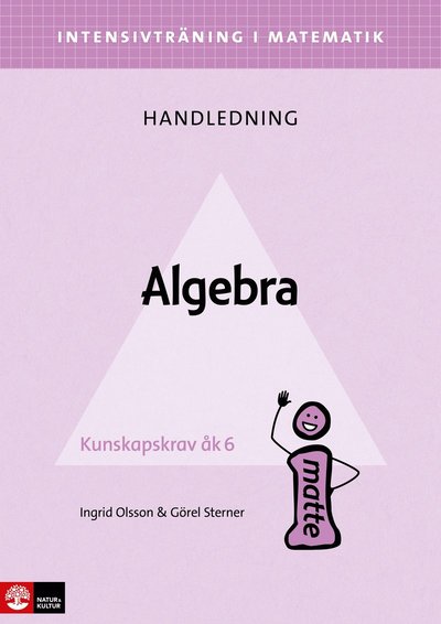 Intensivträning i matematik: Intensivträning ma åk 4-6 Algebra Lhl - Görel Sterner - Böcker - Natur & Kultur Läromedel - 9789127453227 - 15 januari 2020