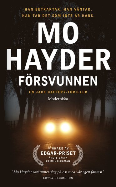 Jack Caffery: Försvunnen - Mo Hayder - Bücher - Modernista - 9789177812227 - 15. Juni 2018