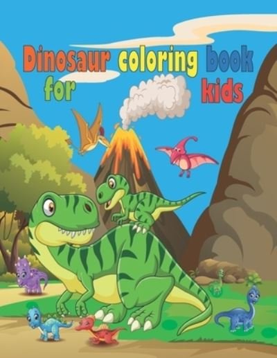 Cover for Coloring Book · Dinosaur coloring book for kids (Paperback Book) (2020)