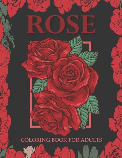 Cover for Nahid Book Shop · Rose coloring book for adults (Paperback Book) (2020)