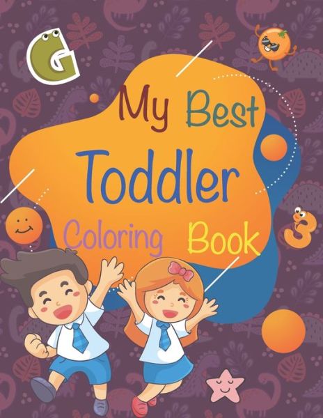 Cover for Abc Toddlerz Publishing · My best toddler coloring book (Paperback Book) (2020)