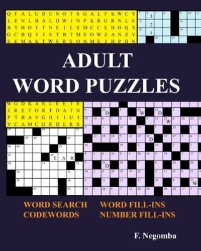 Cover for F Negomba · Adult Word Puzzles (Paperback Bog) (2021)