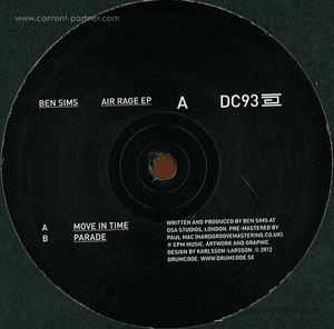 Cover for Ben Sims · Air Rage Pt. 1 (12&quot;) (2012)