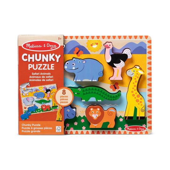 Cover for Melissa &amp; Doug · Safari Chunky Puzzle: Puzzles (Wooden) - Chunky Puzzles (N/A) (2024)