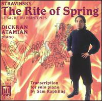 Stravinskythe Rite Of Spring For Piano - Dickran Atamian - Music - DELOS - 0013491161228 - June 27, 2011