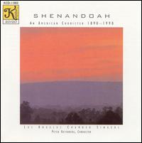 Cover for Barber / Macdowell / La Chamber Singers · Shenandoah an American Chorister (CD) (2008)