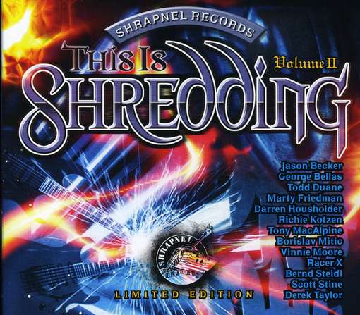 Cover for This is Shredding II / Various (CD) [Limited edition] [Digipak] (2009)