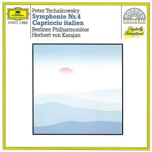 Cover for Karajan Herbert Von / Berlin P · Tchaikovsky: Symp. N. 4 - Capr (CD) (2001)