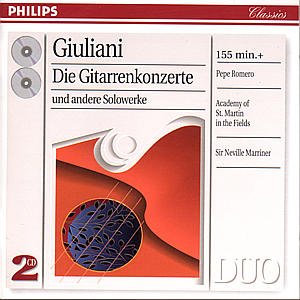 Giuliani: Complete Guitar Concertos - Pepe Romero - Music - CONCERTO - 0028945426228 - October 16, 1996
