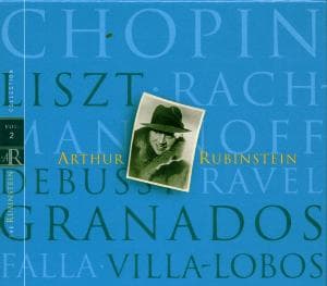 Cover for Rubinstein Arthur · Chopin / Liszt / Rachmaninoff (CD) (2004)