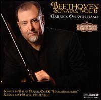 Cover for Garrick Ohlsson · Beethovensonatas Vol 6 (CD) (2008)