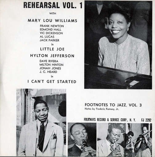 Footnotes to Jazz Vol. 3: Jazz Rehearsal I - Mary Lou Williams - Muziek - Folkways - 0093070229228 - 30 mei 2012