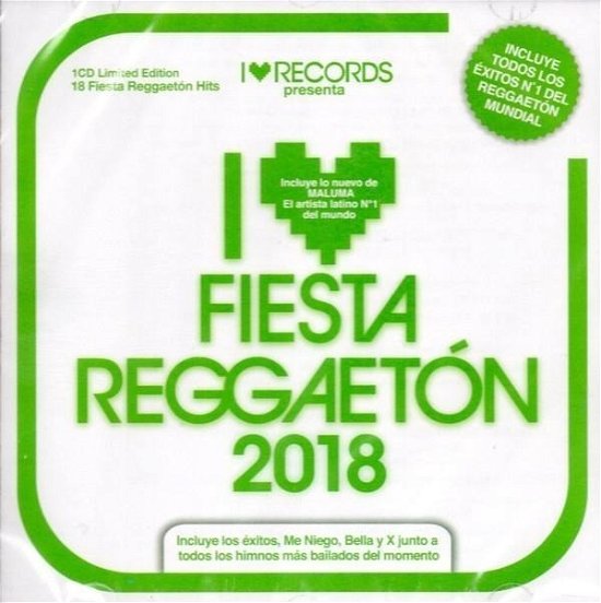 Cover for I Love Fiesta Reggaeton 2018 / Various (CD) (2018)