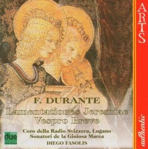 Cover for Sonatori De La Gioiosa Marca / Fasolis · Lamentationes Jeremi Arts Music Klassisk (CD) (2000)