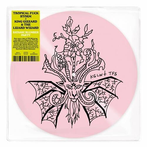 Cover for Tropical Fuck Storm &amp; King Gizzard &amp; the Lizard Wizard · Satanic Slumber Party (Ltd Pink Silkscreened Vinyl) (12&quot;) (2022)