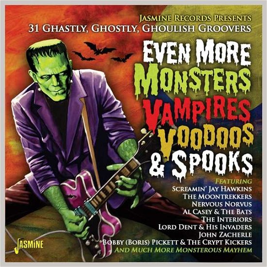 Even More Monsters, Vampires, Voodoos & Spooks - Various Artists - Musik - JASMINE - 0604988113228 - 10 september 2021