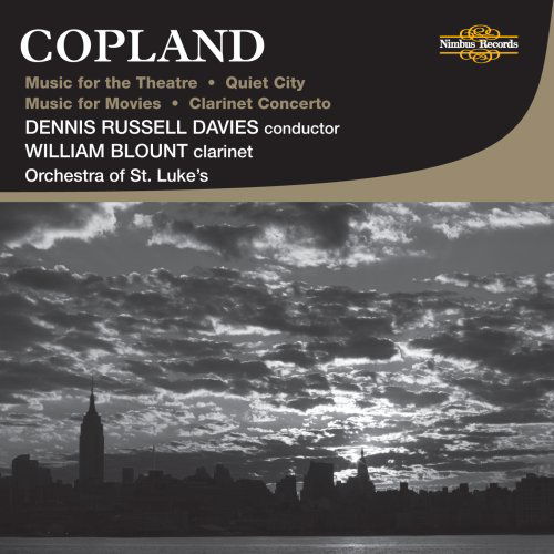 Music for the Theatre - Copland / Blount / Orch of St Luke's / Davies - Musiikki - NIMBUS - 0710357252228 - tiistai 14. huhtikuuta 2009