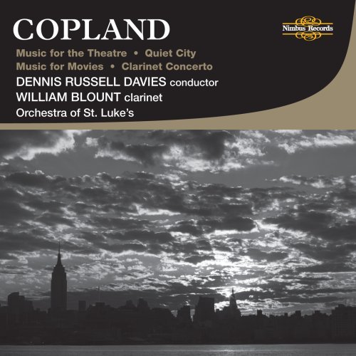 Cover for Copland / Blount / Orch of St Luke's / Davies · Music for the Theatre (CD) (2009)