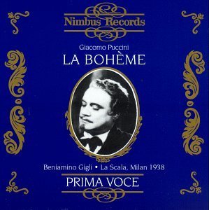 La Boheme - Puccini / Gigli / Albanese / Berrettoni - Musiikki - NIMBUS - 0710357786228 - tiistai 6. joulukuuta 1994