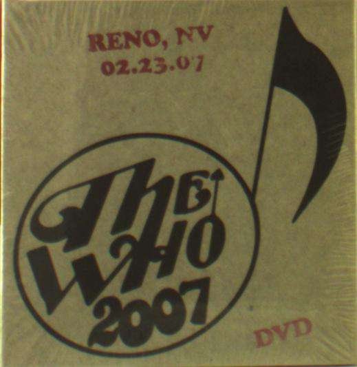 Cover for The Who · Live: 2/23/07 - Reno Nv (DVD) (2019)