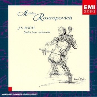 Cover for Bach · Suites Pour Violoncelle 1 - 6 - Rostropovitch (CD) (2008)