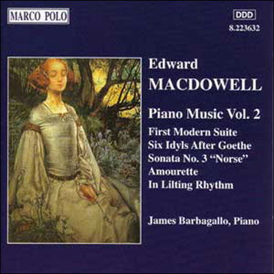 Cover for Macdowell / Barbagallo · Piano Music 2 (CD) (1995)