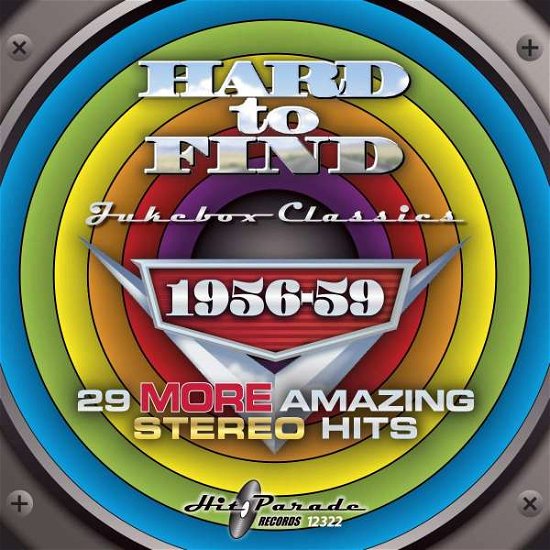 Cover for Hard to Find Jukebox Classics 1956-59 / Various (CD) (2020)