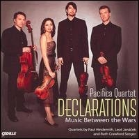 Cover for Pacifica Quartet · Declarations: Music Between the Wars (CD) (2006)