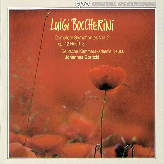 Complete Symphonies Vol2: Op12 Nos - L. Boccherini - Muziek - CPO - 0761203917228 - 3 juli 2009