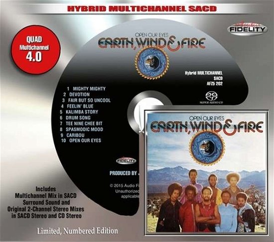 Cover for Earth, Wind &amp; Fire · Open Our Eyes by Earth, Wind &amp; Fire (SACD) [Limited Numbered edition] (2015)