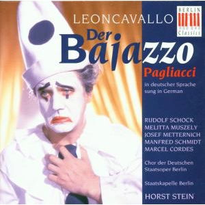 Cover for Ruggiero Leoncavallo · Bajazzo [complete] (CD) (1995)