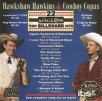 Cover for Hawkshaw Hawkins · 22 King &amp; Starday Top Billboard Hits (CD) (2014)