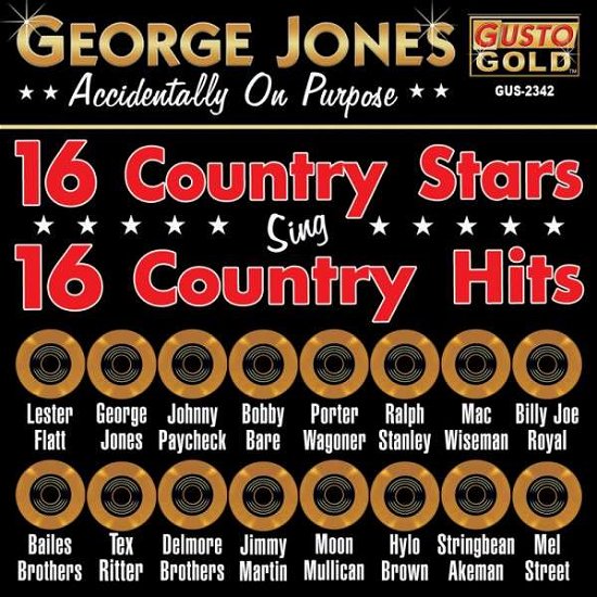 Cover for Jones,george &amp; Friends · 16 Country Stars Sing 16 Country Hits (CD) (2014)
