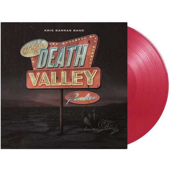Cover for Kris Barras Band · Death Valley Paradise (Transparent Red) (LP) [Special edition] (2022)