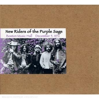 Cover for New Riders of the Purple Sage · Live Boston Ma 12-5-72 (CD) (2005)
