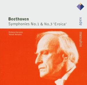 Cover for Beethoven / Menuhin · Symphonies No.1 &amp; No.3 'eroica (CD) (2014)