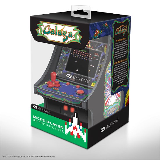 Micro Player 6.75 Galaga Collectible Retro - My Arcade - Produtos - MY ARCADE - 0845620032228 - 2020