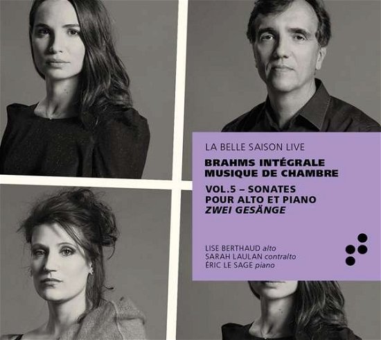 Integrale Musique Chambre 5 - Brahms / Sage / Laulan - Musik - B RECORDS - 3770005527228 - 10 januari 2020